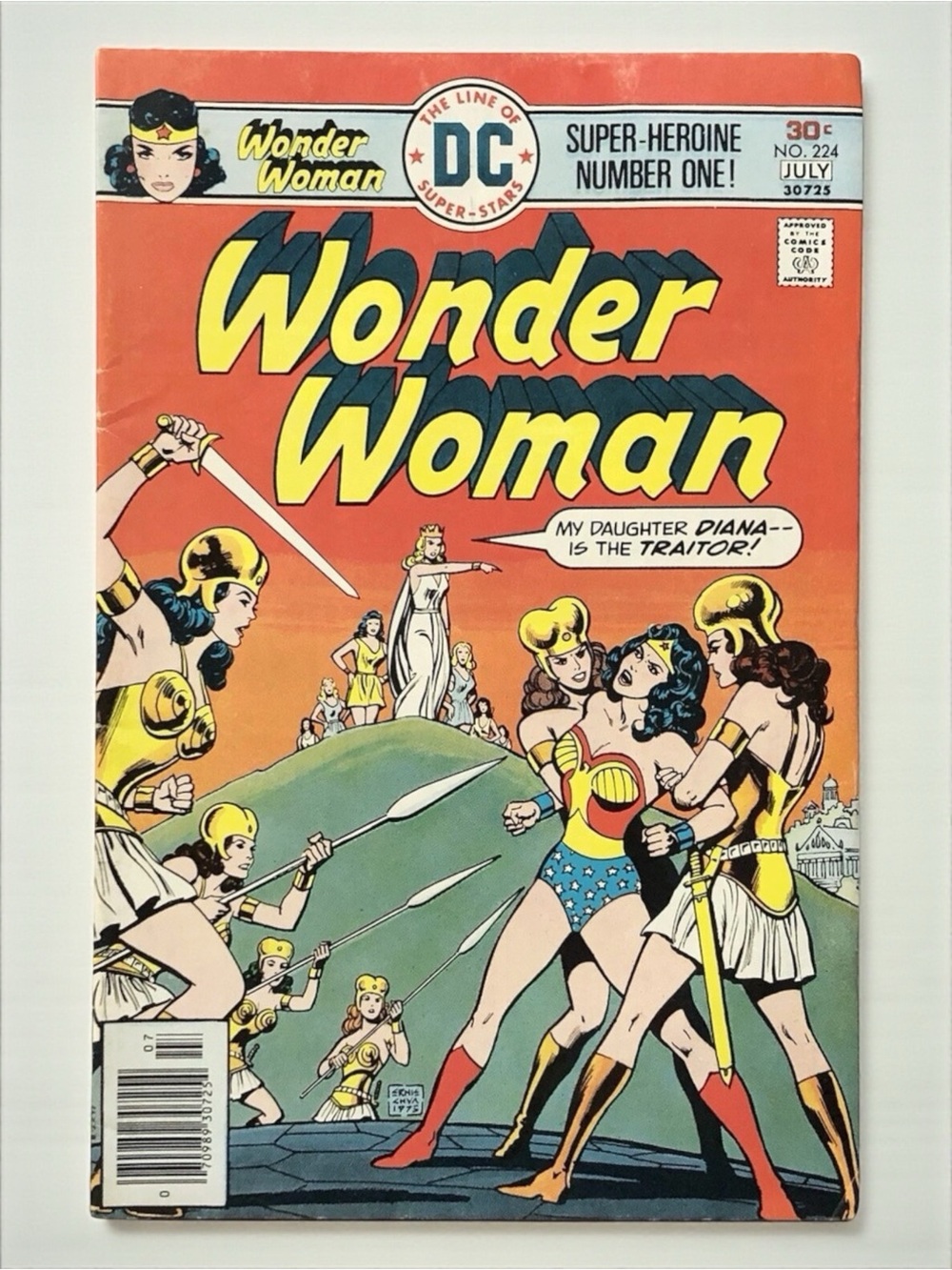 Wonder Woman #224 DC Comics July 1976 Bronze Age Comic Book